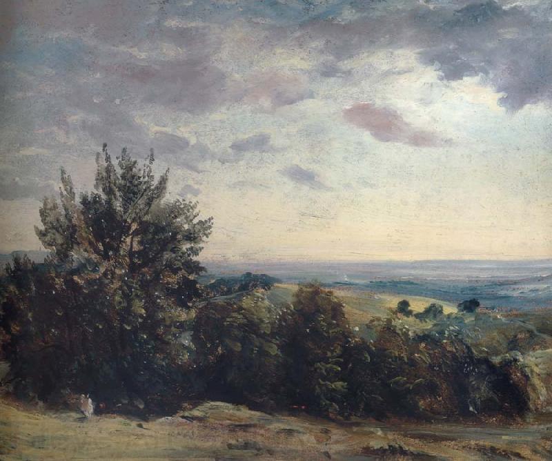 John Constable View from Hampstead Heath,Looking West